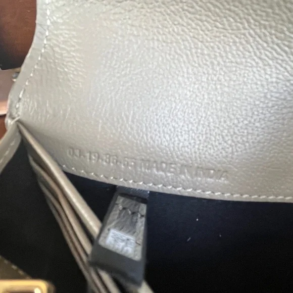 See By Chloe’ Aura Taupe and Off-White Long Leather Flap Wallet w/COA Card -NWOT - Picture 11 of 15